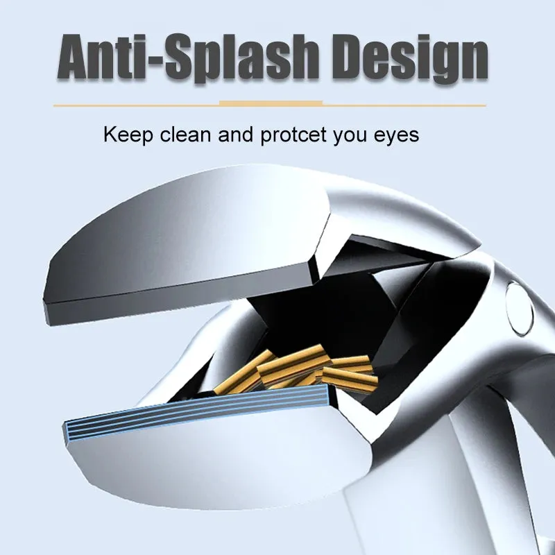 Professional Wide Jaw 45° Angled Head–Labor-Saving, Anti-Splash Thick Nail Cutter