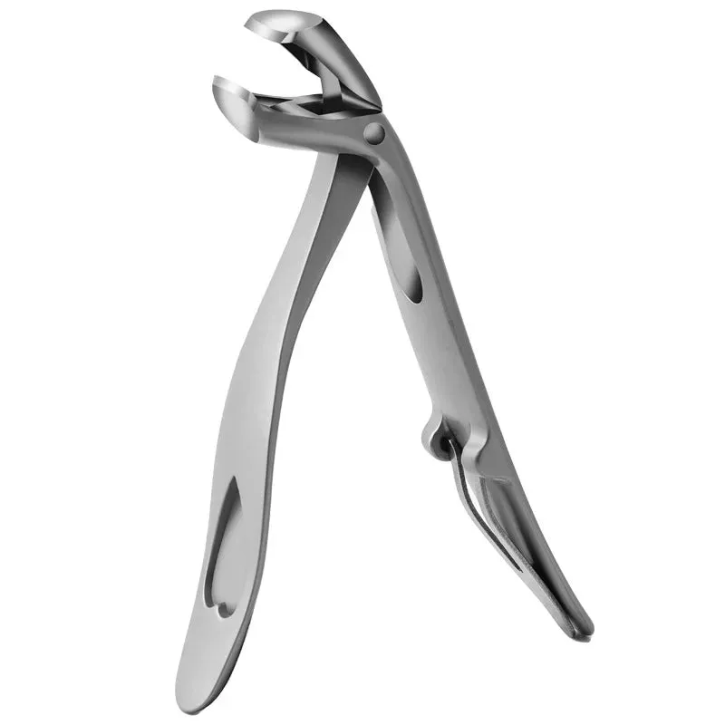 Professional Wide Jaw 45° Angled Head–Labor-Saving, Anti-Splash Thick Nail Cutter
