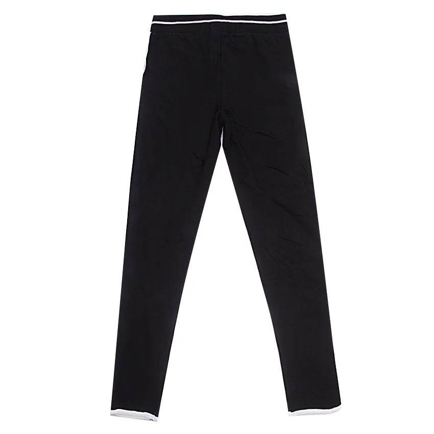 REDTAG Black Leggings for Girls
