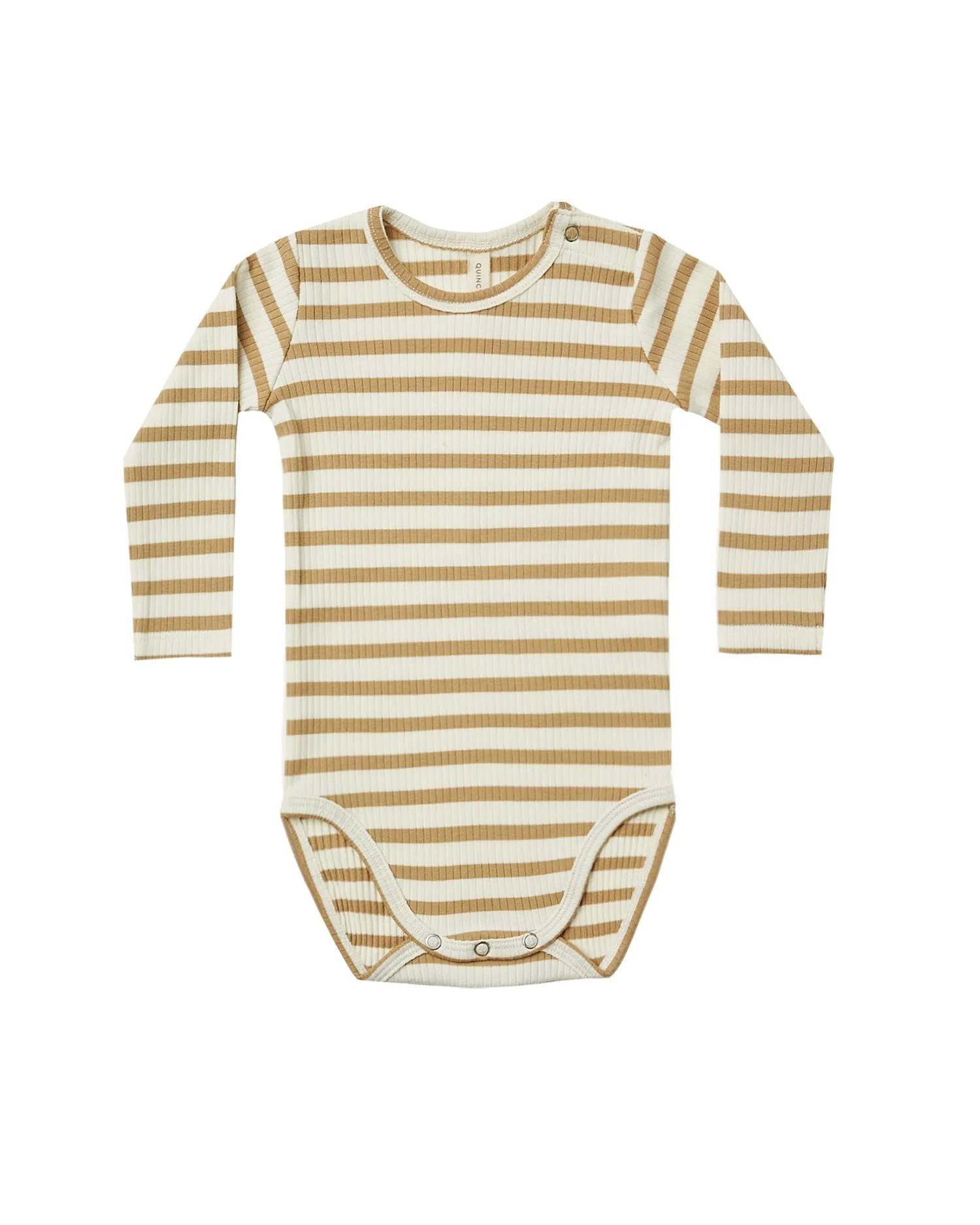 Ribbed Bodysuit –Honey Stripe