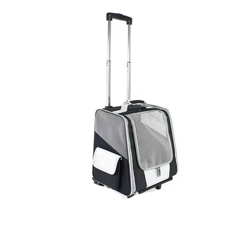 Rolling Carrier Dog Backpack With Wheels