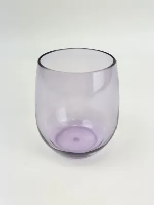 Shatterproof Stemless Wineglass Purple