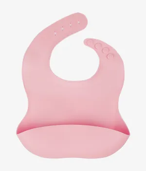 Silicone Baby Bucket Bib - Candy Pink