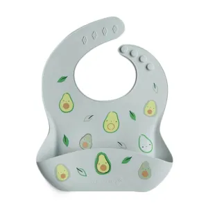 Silicone Printed Bib Avocado