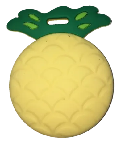Silli Fruits Bandana Bib Set with Pineapple Teether & Strap