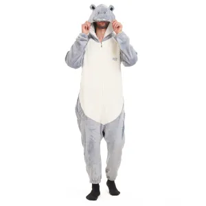 Snuggs Blanket Animal Onesie Hippo