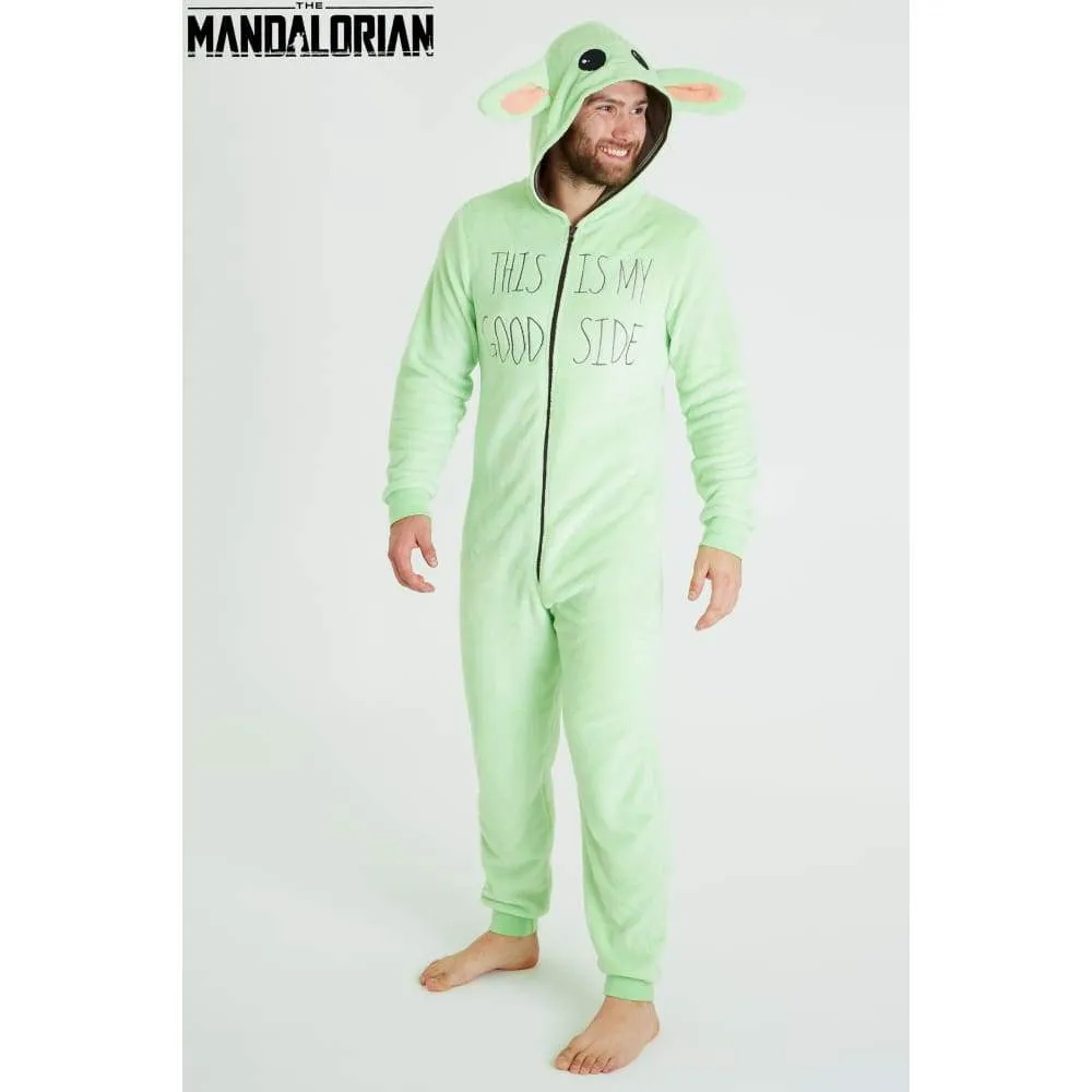 Star Wars The Mandalorian Fluffy Fleece Onesie for Men Women