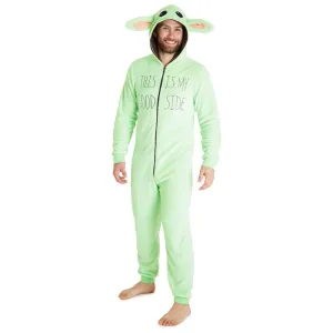 Star Wars The Mandalorian Fluffy Fleece Onesie for Men Women