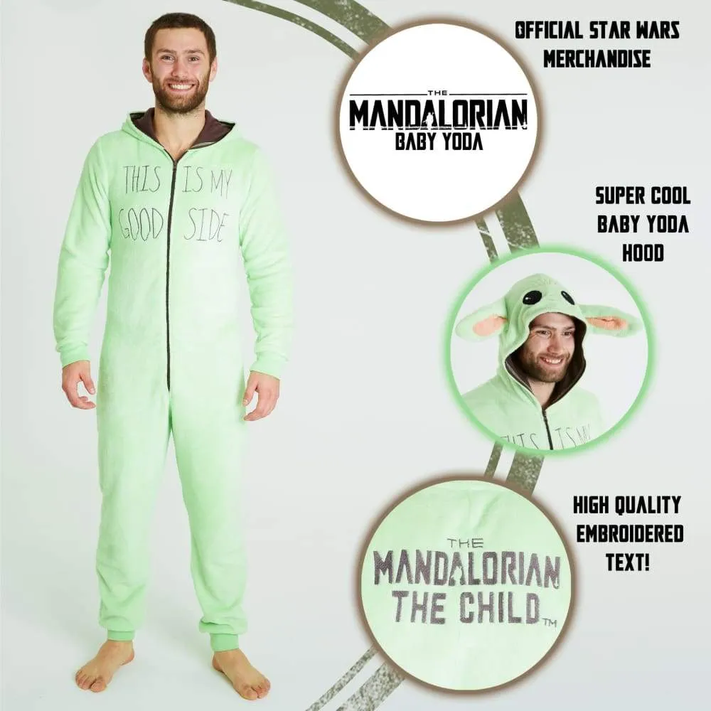 Star Wars The Mandalorian Fluffy Fleece Onesie for Men Women