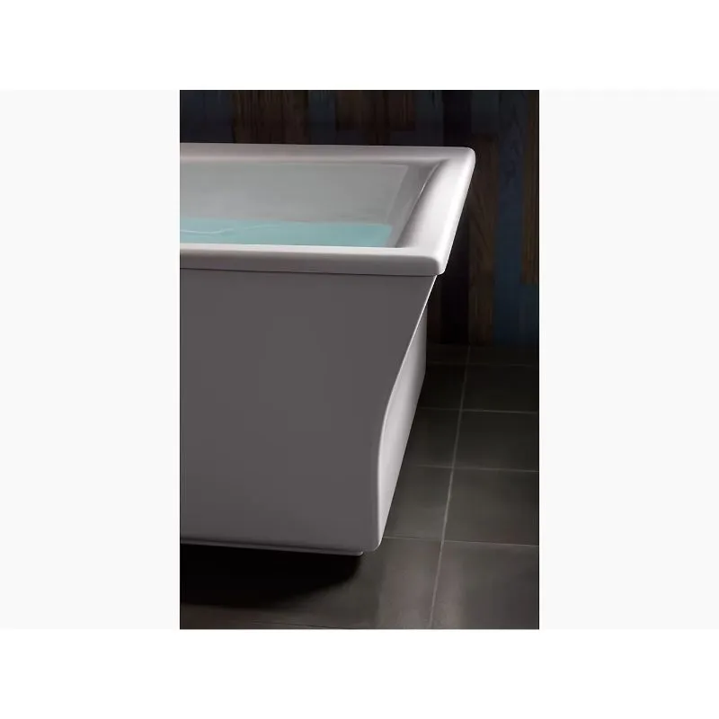 Stargaze 60.19" x 34.25" x 24.25" Freestanding Bathtub in White