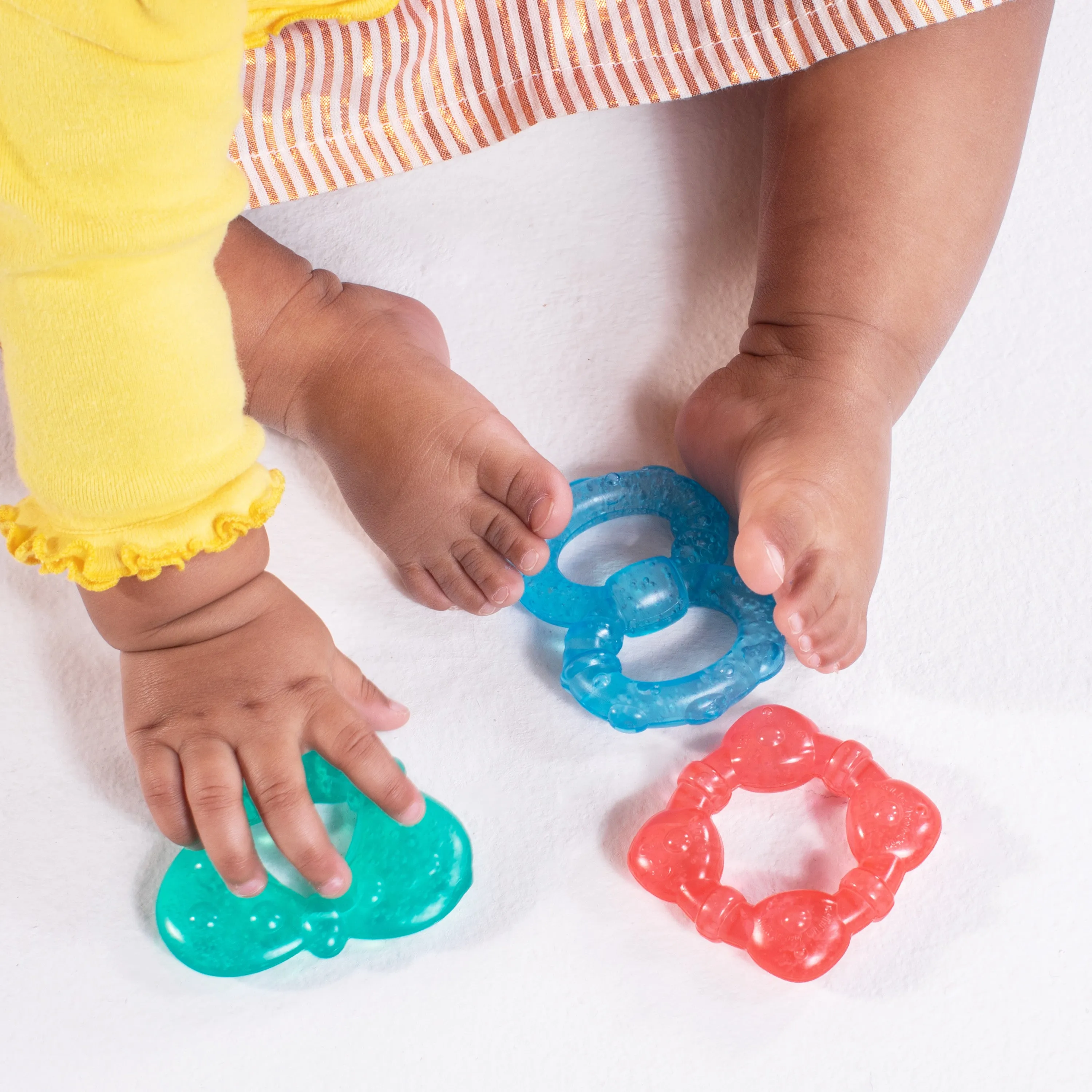 Stay Cool Teethers, Water-Filled & Chillable, BPA Free Teething Toy