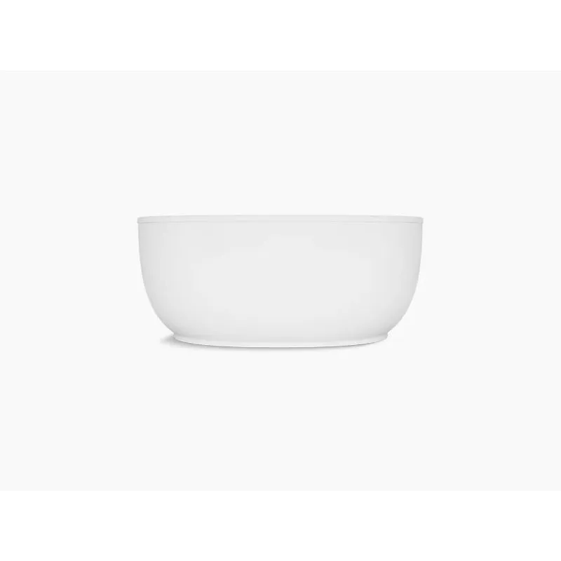 Sunstruck 60.69" x 34.69" x 24.5" Freestanding Bathtub in White