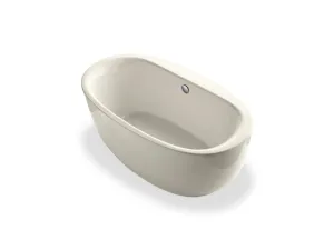 Sunstruck 70" Acrylic Freestanding Bathtub in Biscuit
