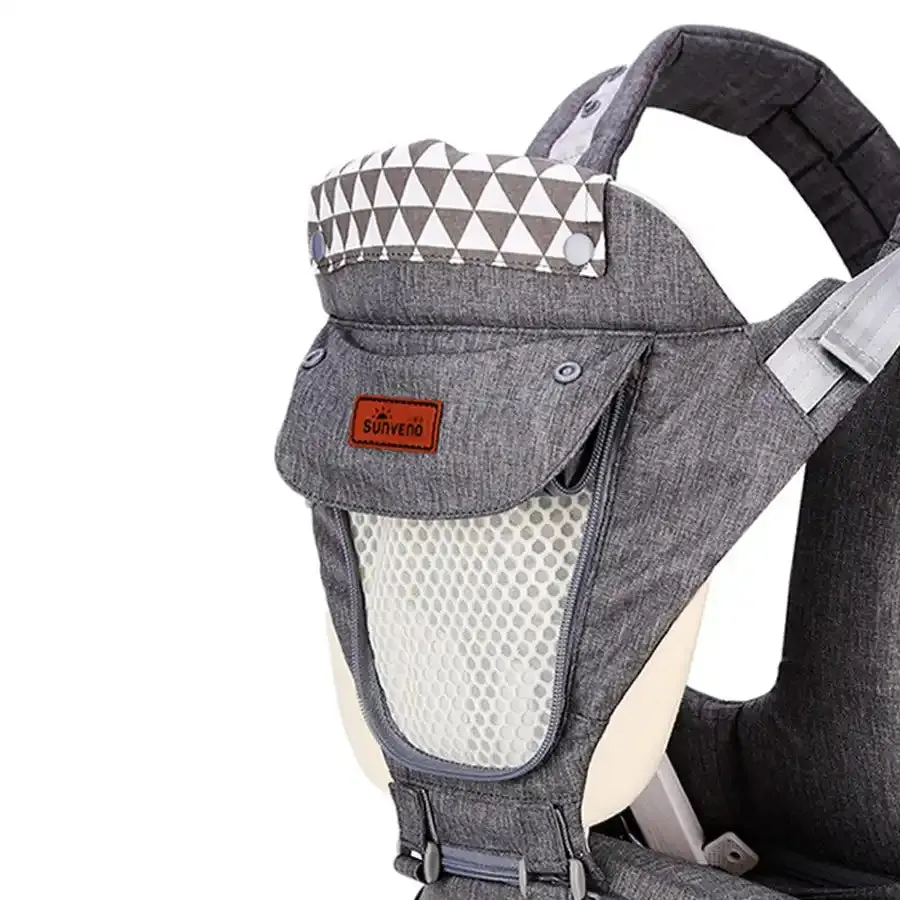 Sunveno Kangaroo Style Ergonomic Baby Carrier (Grey)