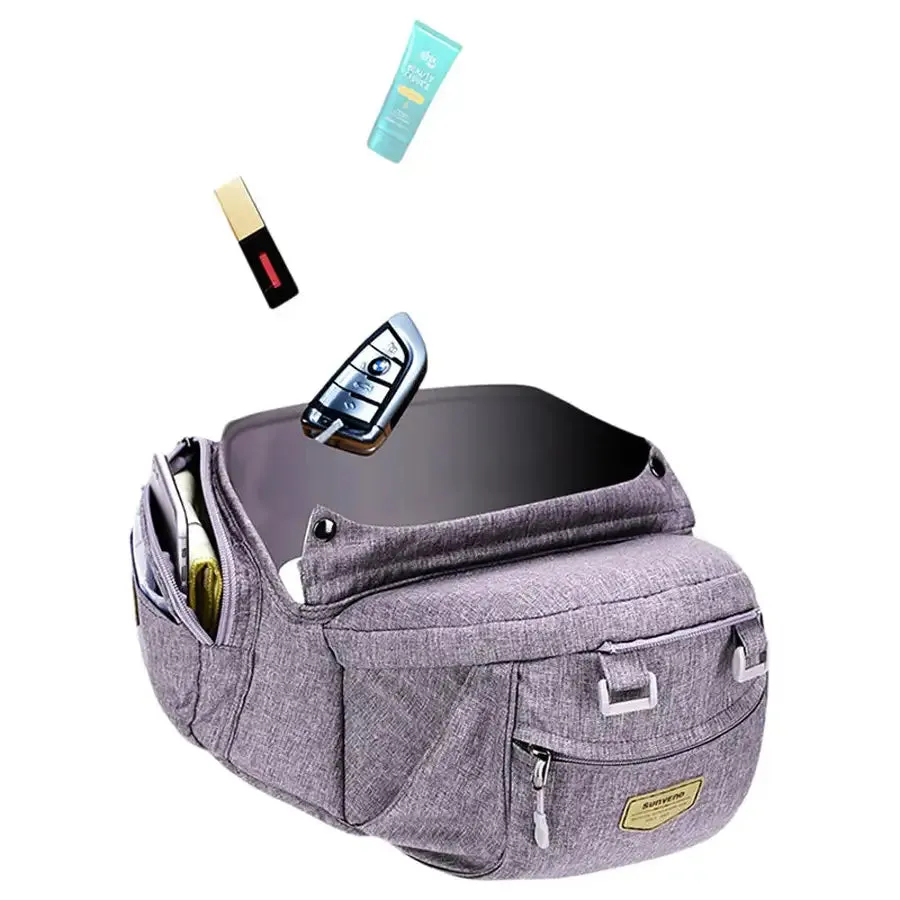 Sunveno Kangaroo Style Ergonomic Baby Carrier (Grey)