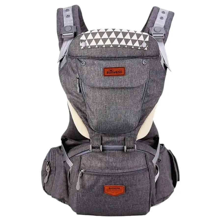 Sunveno Kangaroo Style Ergonomic Baby Carrier (Grey)