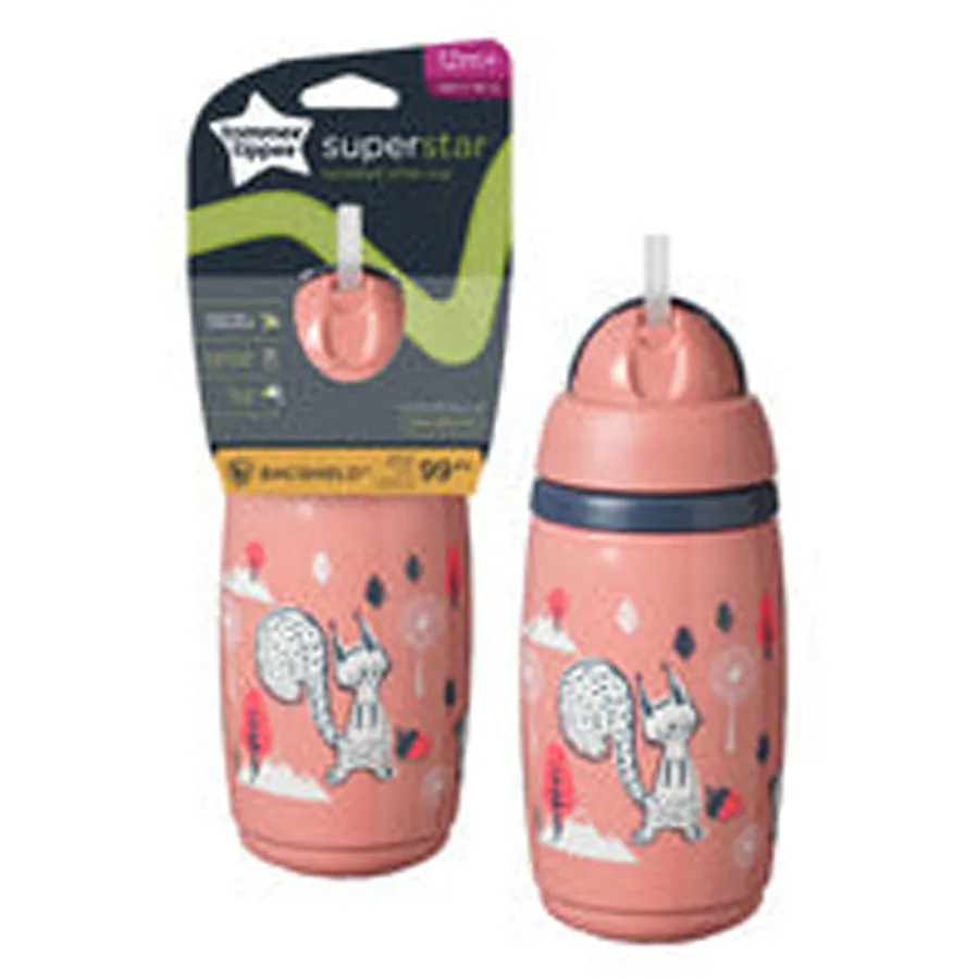 Tommee Tippee Superstar Insulated Straw Cup 12m 