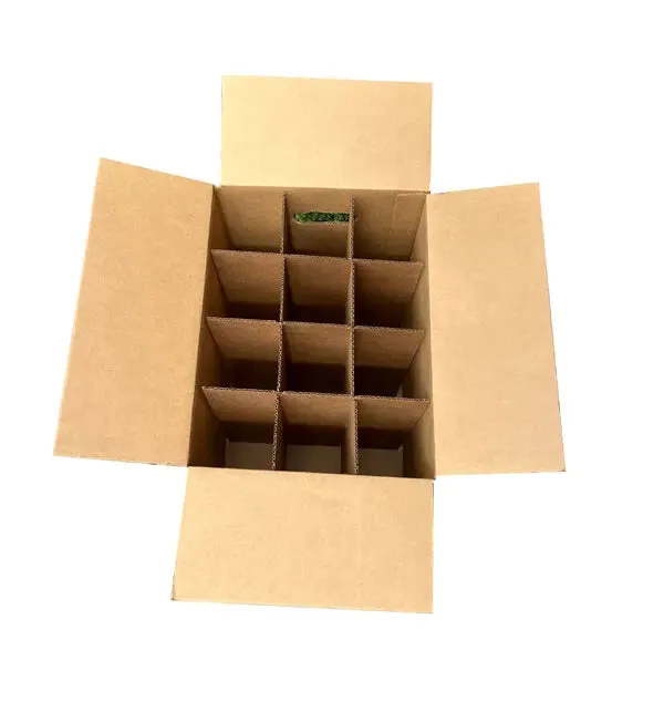 Twelve (12) Bottle Wine Carrier (box & partition)