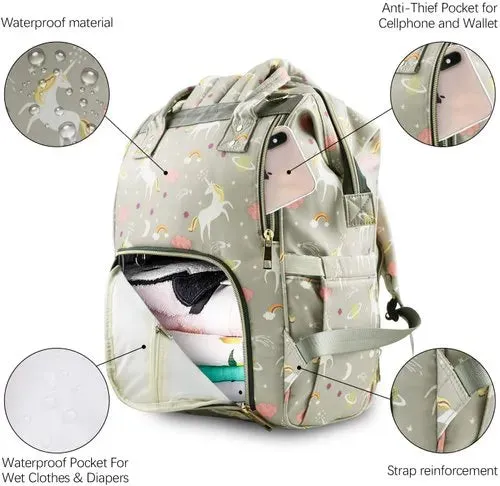 Unicorn Diaper Bag Backpack – Must-Have for Every Parent