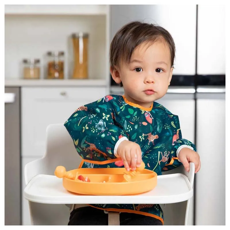 Waterproof Sleeved Bib - Jungle