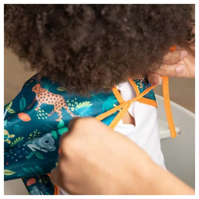 Waterproof Sleeved Bib - Jungle
