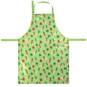 Wipeezee Apron - Adult size - Green Bunny & Veg