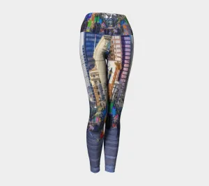 Women's Yoga Leggings - Downtown Calgary Stephen Avenue