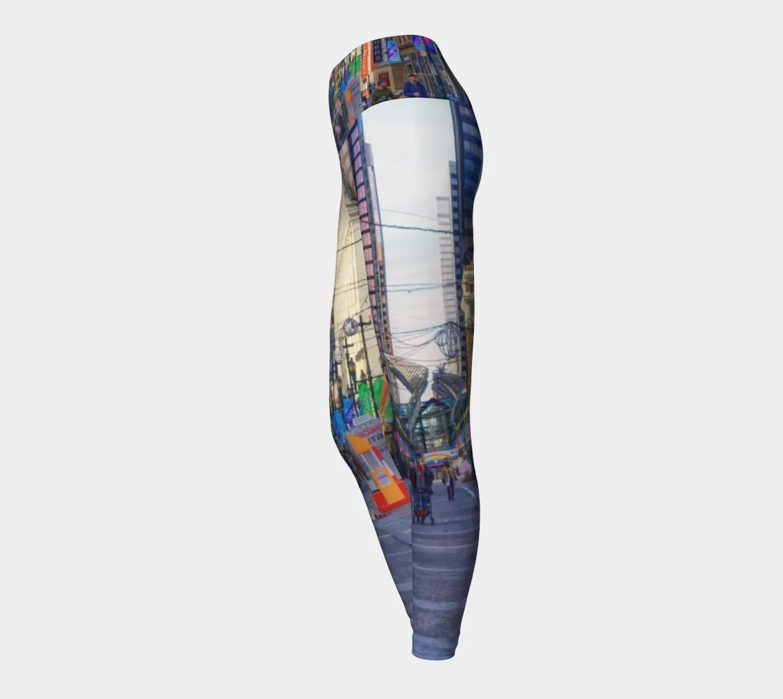 Women's Yoga Leggings - Downtown Calgary Stephen Avenue