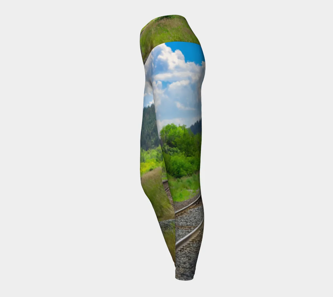 Women's Yoga Leggings - Edworthy Park CPKC Tracks