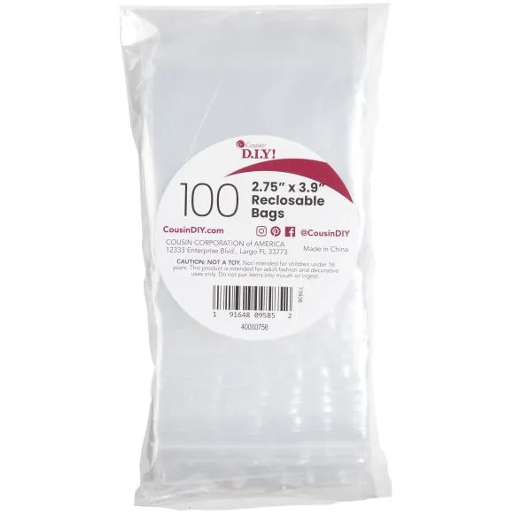 Zip Lock Bags 3x4" 100/pk
