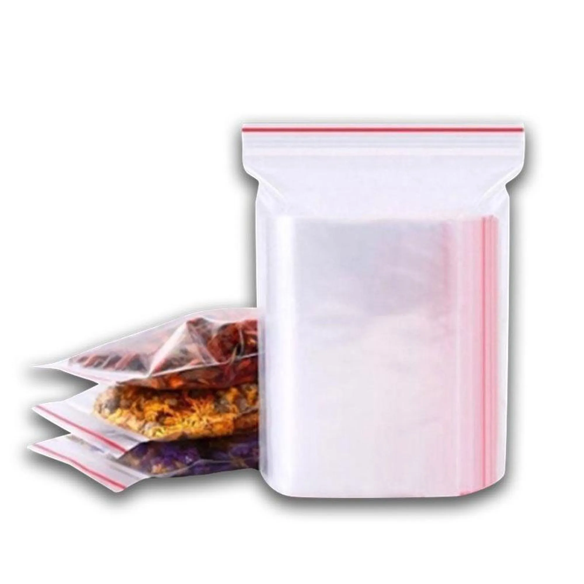 Zip Lock Bags Resealable 20x20cm 40mic 100pack