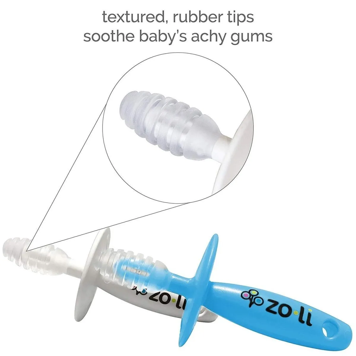 ZoLi CHUBBY GUMMY Gum Massager(Pack of 2) - Blue/White